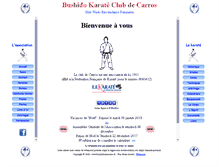 Tablet Screenshot of bushidokaratecarros.fr